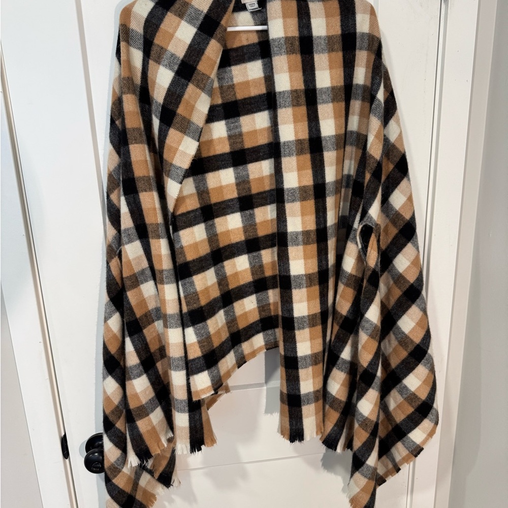 Plaid Shawl Wrap